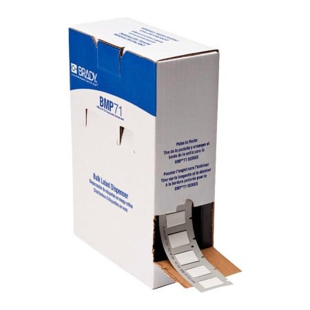 Brady Brady BMP71 Series PermaSleeve Polyolefin Wire Marking Sleeves, 3-8"Dia X 1"W, Wht, BM71-375-1-342 BM71-375-1-342